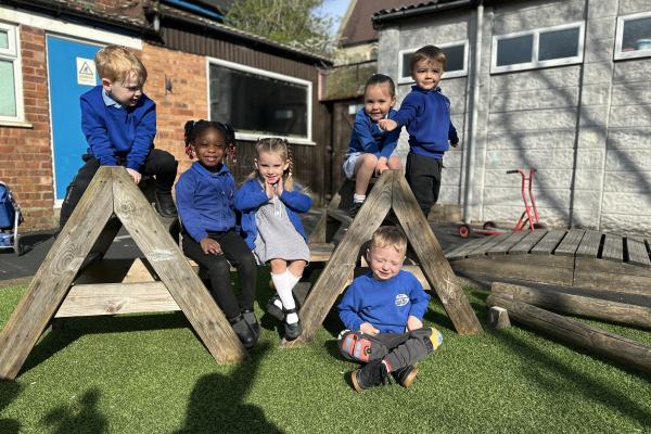 Children at Valley Nursery school 
