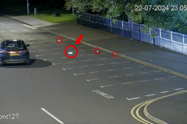 Mr Christian Orton of Derby, dumping litter on Pelsall High Street