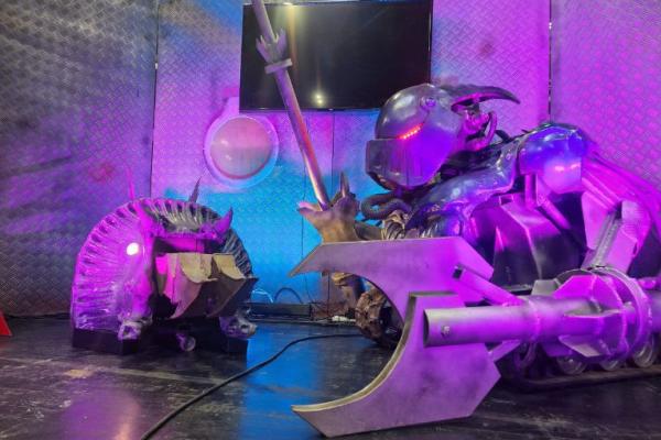 Two robots from Robot Wars