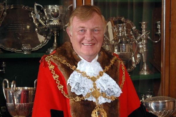 The late former mayor of Walsall, John O'Hare  