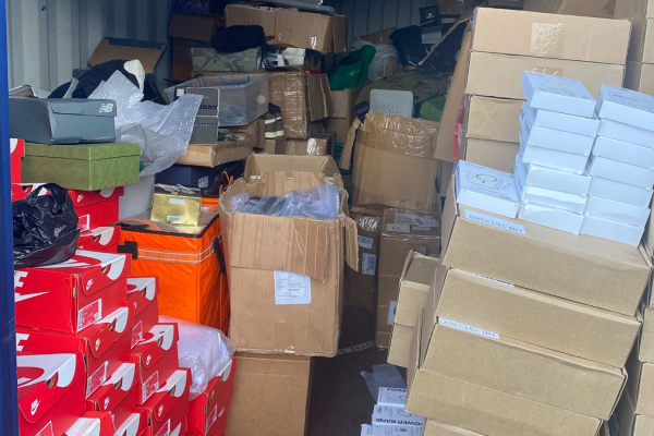 Seized good in a container