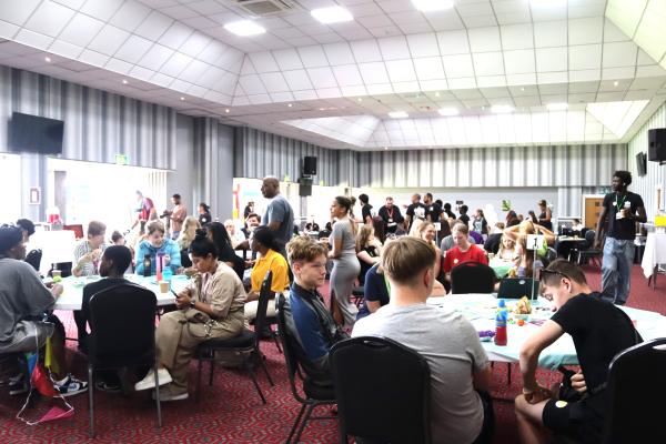 Youth summit overview of room