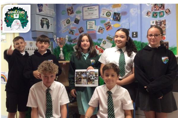 Pool Hayes Primary School 'Mind Craft' team