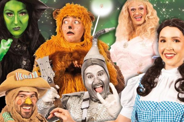 Cast of the panto - The Wizard of Oz: A Wicked Pantomime