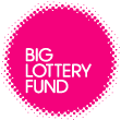 big lottery fund in pink circle